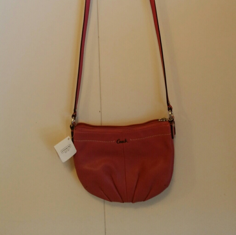Pink Coach Crossbody Purse NWT